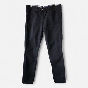 Black GAP 1969 Midrise Always Skinny Ankle Zip Jeans
